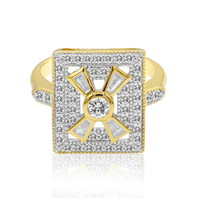 14K SI1 (G) Diamond Gold Ring (Annette)