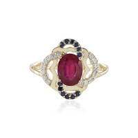 9K Bemainty Ruby Gold Ring