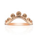 9K SI1 Argyle Rose De France Diamond Gold Ring (Annette)