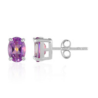 Lilac Mystic Topaz Silver Earrings