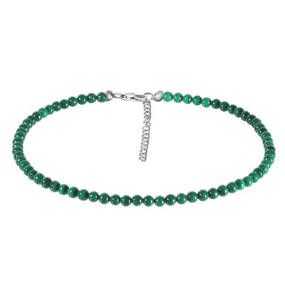 Malachite Silver Necklace