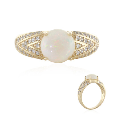 9K Australian Opal Gold Ring (Adela Gold)