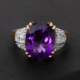 9K Moroccan Amethyst Gold Ring