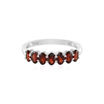 Mozambique Garnet Silver Ring