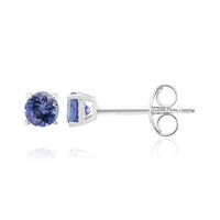 Tanzanite Silver Earrings