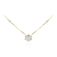 18K I1 (H) Diamond Gold Necklace (CIRARI)