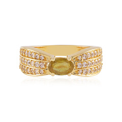 Madagascar Yellow Sapphire Silver Ring