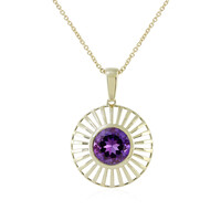 9K Uruguayan Amethyst Gold Necklace (Ornaments by de Melo)