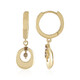 9K I1 Brown Diamond Gold Earrings