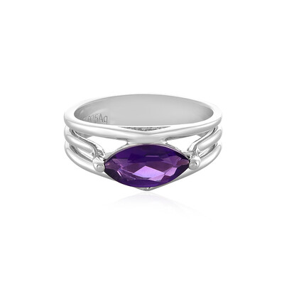 Siberian Amethyst Silver Ring