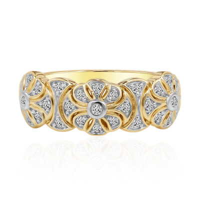 9K SI1 (G) Diamond Gold Ring (Annette)