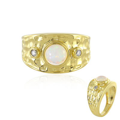 Welo Opal Silver Ring