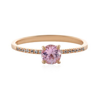 9K Kunzite Gold Ring (Adela Gold)