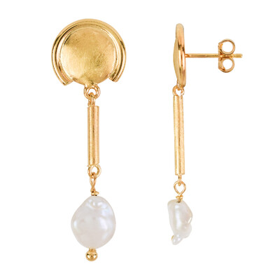 Freshwater pearl Silver Earrings