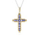 Tanzanite Silver Necklace (Gems en Vogue)