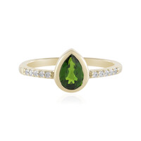 9K Russian Diopside Gold Ring