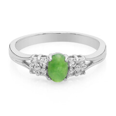 Imperial Chrysoprase Silver Ring