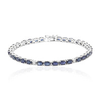 10K Ceylon Blue Sapphire Gold Bracelet