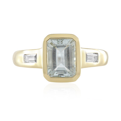 9K Brazilian Aquamarine Gold Ring