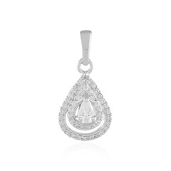 Zircon Silver Pendant