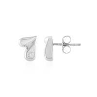 I2 (H) Diamond Silver Earrings