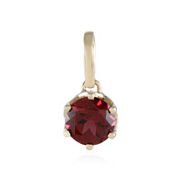 9K Rhodolite Gold Pendant