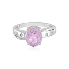 Kunzite Silver Ring