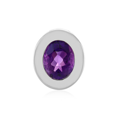 Amethyst Silver Pendant (MONOSONO COLLECTION)