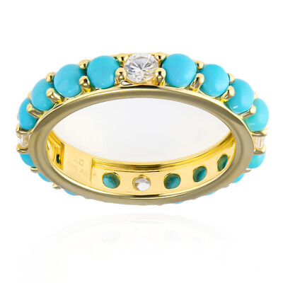 Sleeping Beauty Turquoise Silver Ring