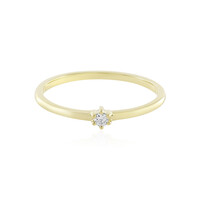 9K SI2 (H) Diamond Gold Ring