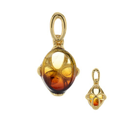 Baltic Amber Silver Pendant