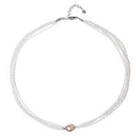 Freshwater pearl Silver Necklace