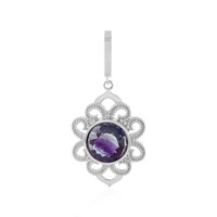 Bi Colour Fluorite Silver Pendant