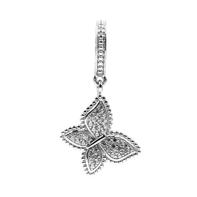 Zircon Silver Charm (Dallas Prince Designs)