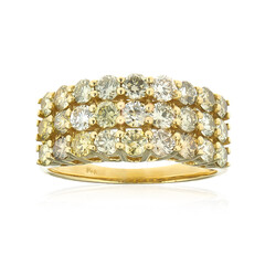 14K SI2 Fancy Diamond Gold Ring (CIRARI)