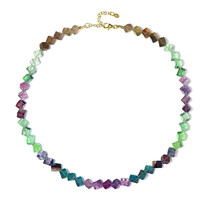 Fluorite Silver Necklace