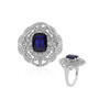 Madagascar Blue Sapphire Silver Ring