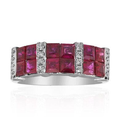 14K AAA Mozambique Ruby Gold Ring (CIRARI)