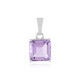 Amethyst Silver Pendant