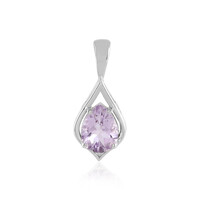 Rose de France Amethyst Silver Pendant