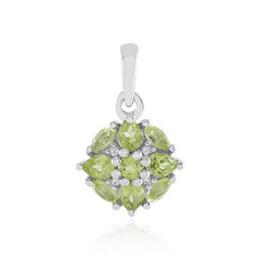 Peridot Silver Pendant