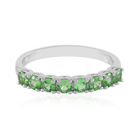 Tsavorite Silver Ring