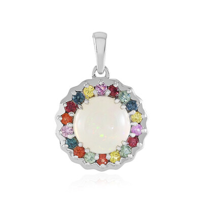 Welo Opal Silver Pendant