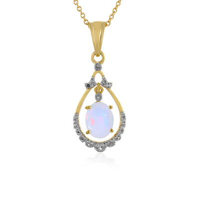 Welo Opal Silver Necklace