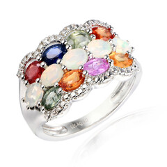 Welo Opal Silver Ring