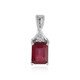 Bemainty Ruby Silver Pendant