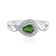 Russian Diopside Silver Ring