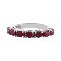 Mozambique Ruby Silver Ring