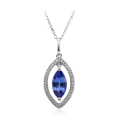 10K AAA Tanzanite Gold Necklace