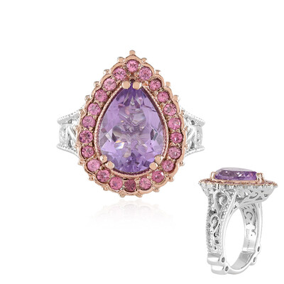 Rose de France Amethyst Silver Ring (Dallas Prince Designs)